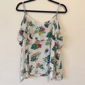 T R O P I C A L  O P E N  S H O U L D E R  T O P